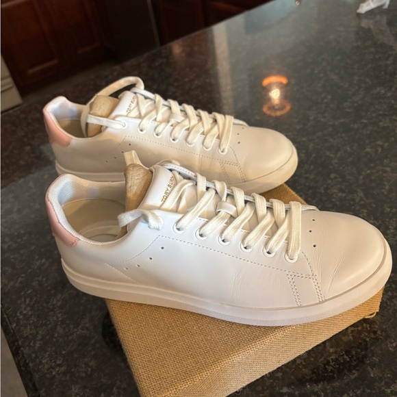 Tory Burch White and Pink Sneakers - Picture 3 of 13